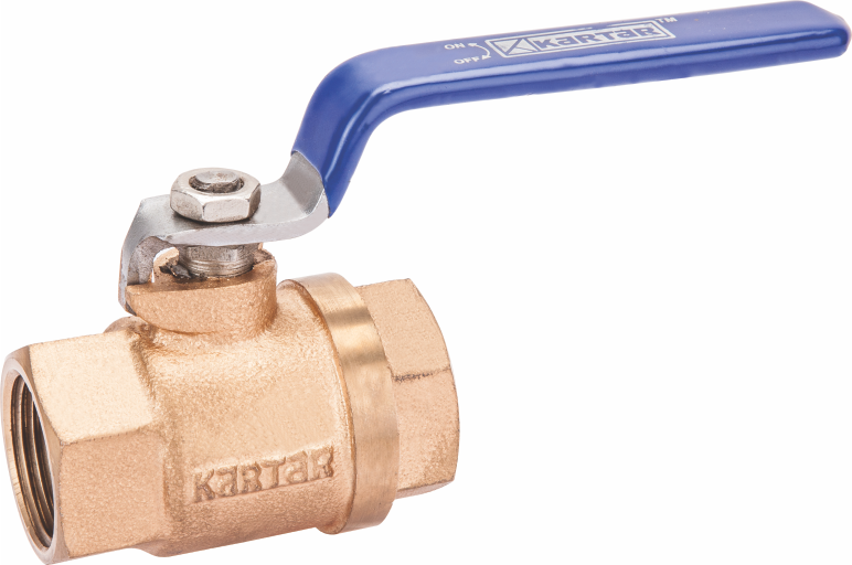 Kartar Forged Brass Ball Valve — threaded