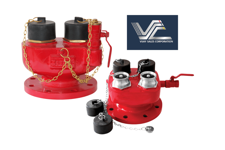 NewAge 2-way, 3-way and 4-way fire brigade breeching inlet with non-return valve