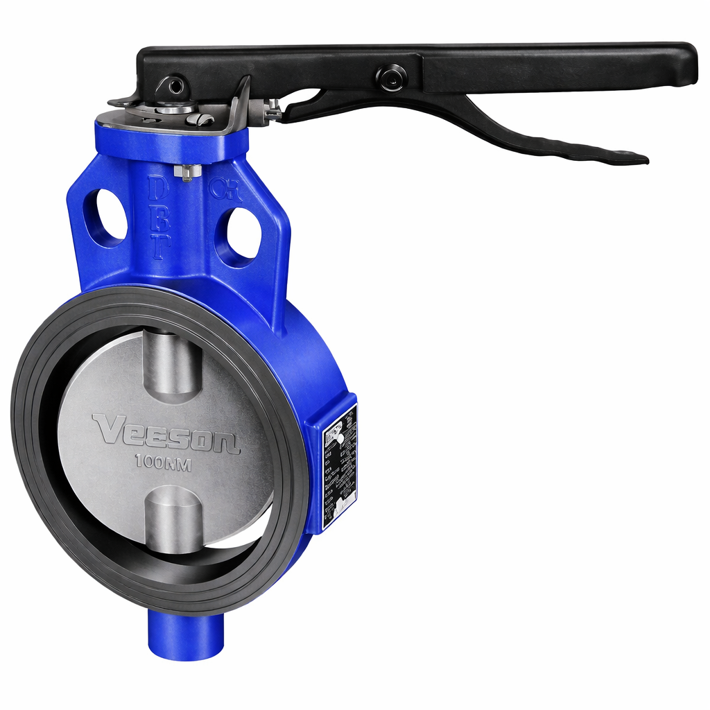 DRP Cast Iron (CI) Butterfly Valves with Stainless Steel (SS) Disc with Lever Operated PN16