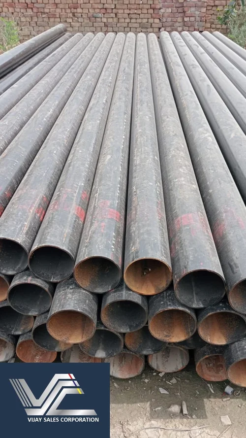 Jindal Hissar GI and MS pipe stock ready for pan-India dispatch at Vijay Sales Corporation