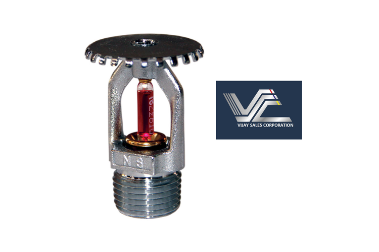 NewAge upright fire sprinkler head stocked by Vijay Sales Corporation