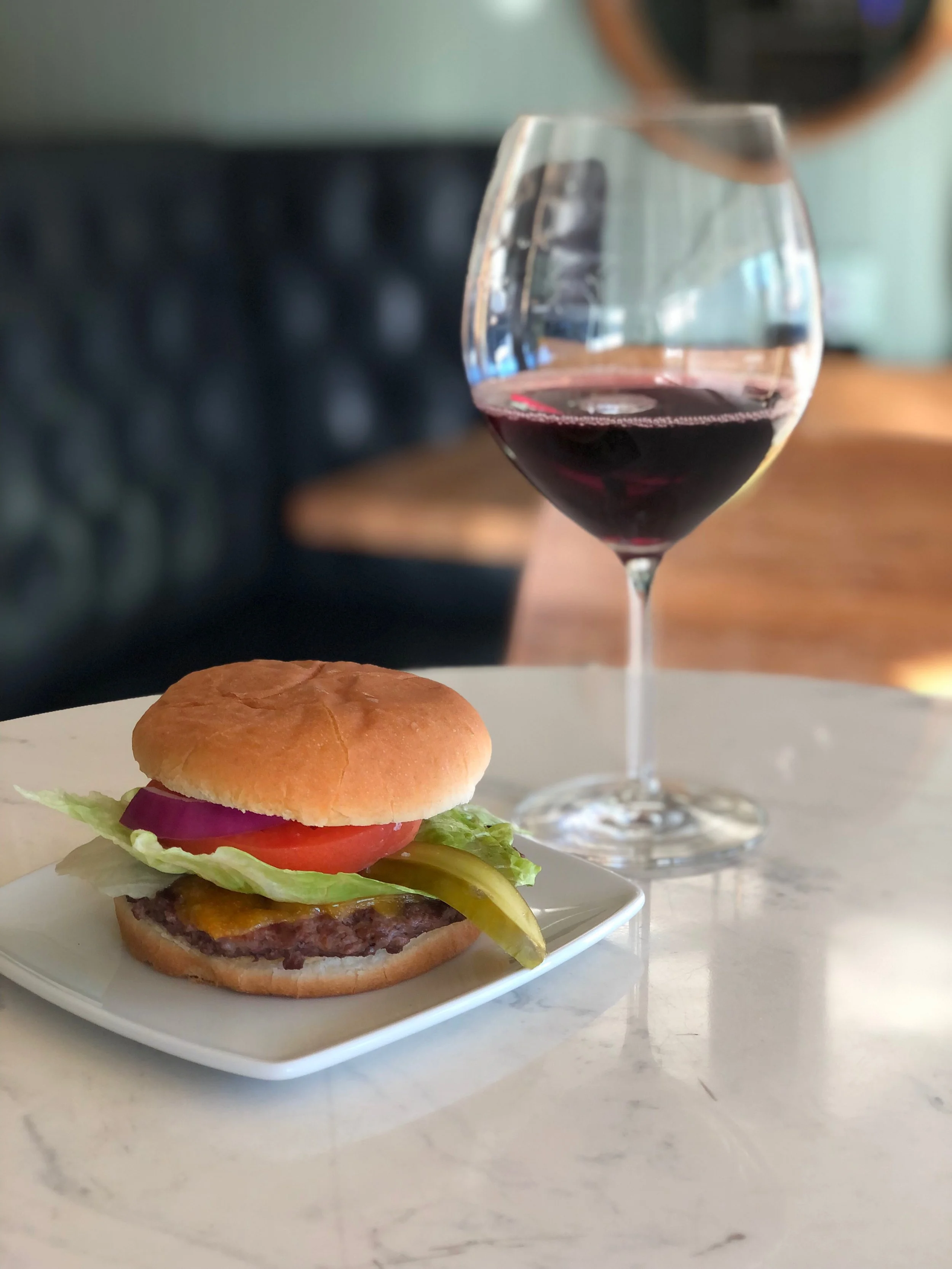 SUNDAY - Drive Thru Burger Night: Get our $1.99 Drive Thru Burger with purchase of any *full price* glass of wine or beer