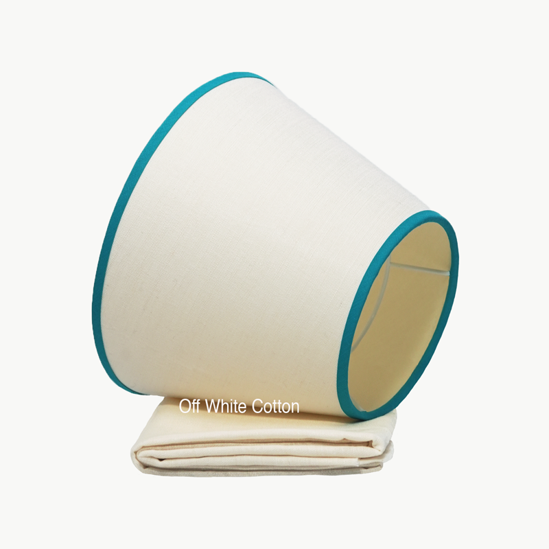 Plain cream lampshade