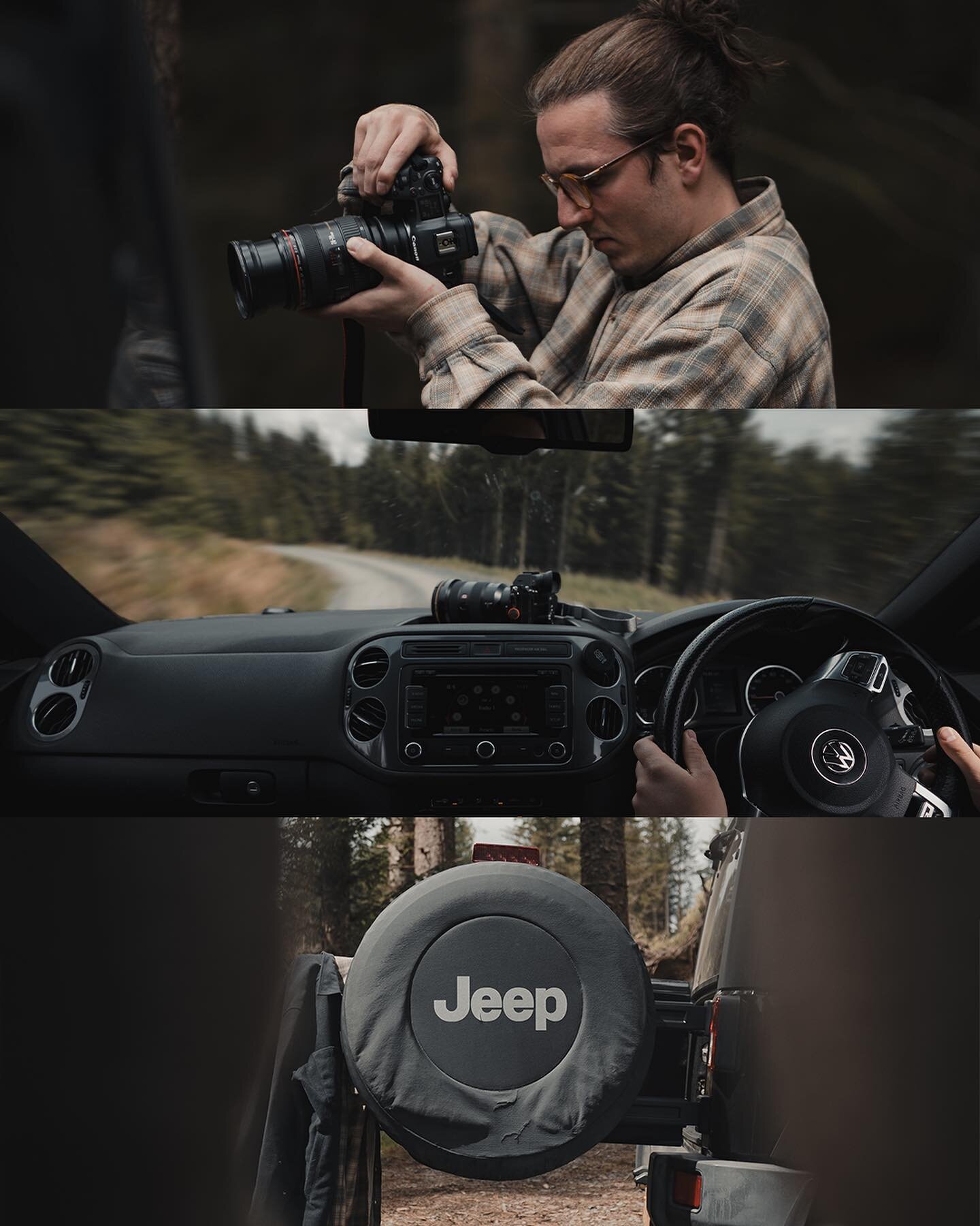 Another set from the archive! (Can you tell the end of the year is coming?!) this time shooting some BTS shots for @coiacreative and @calummcvicar, you know it&rsquo;s going to be a great day when the Jeep rolls up!
.
.
.
.
.
#filmmaking #photography