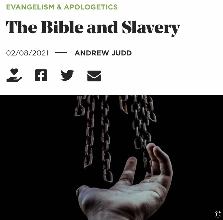 The Bible and Slavery