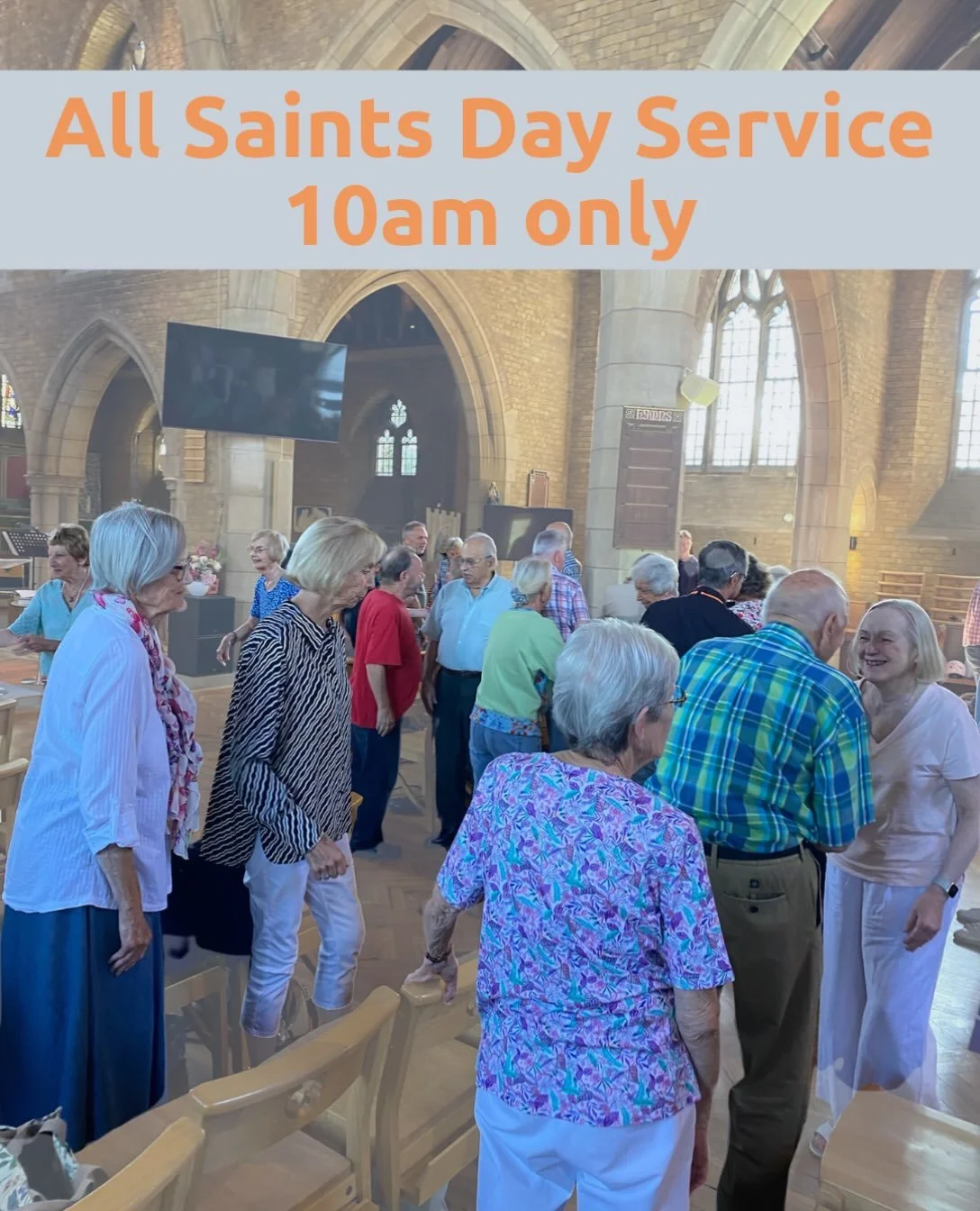 1st November is All Saints Day, our patronal festival! And what a joy that it falls on a Sunday this year. We&rsquo;ll be celebrating by bringing all of our services together at 10am. Join us as we do church as one big church family! See you there. 
