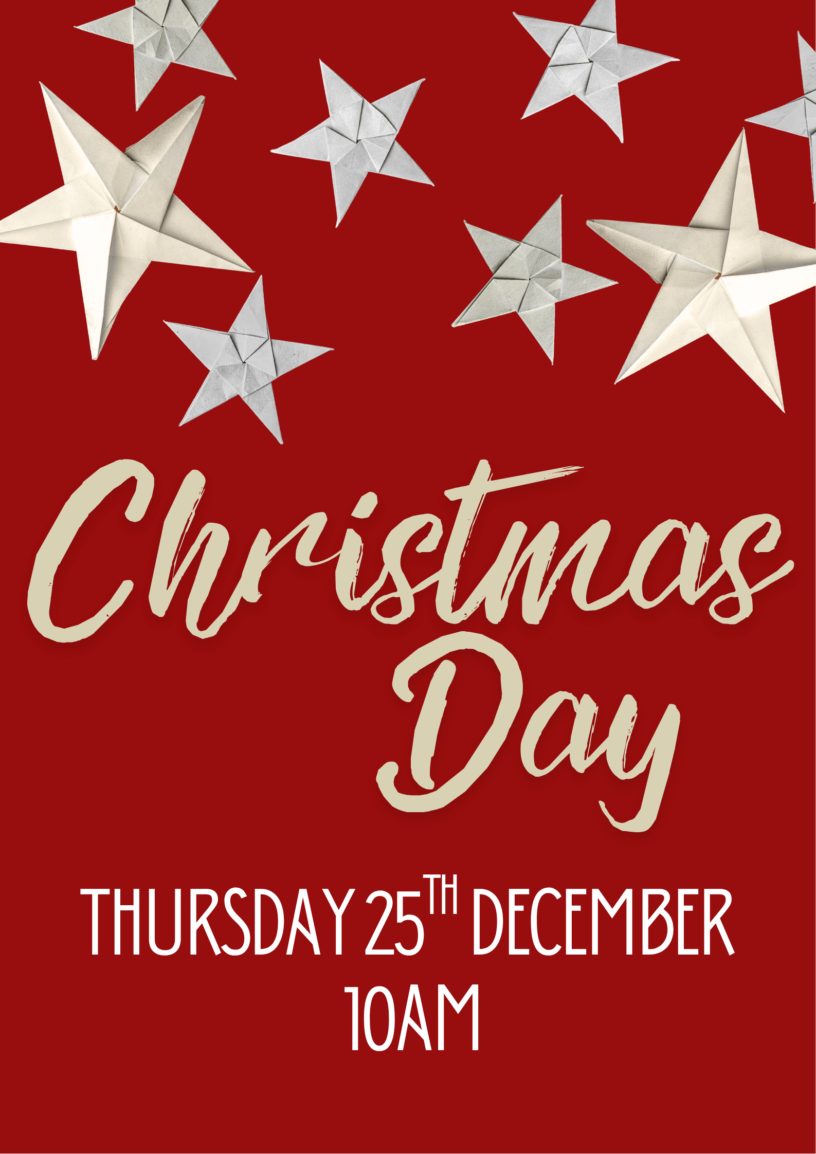 The big day itself! A chance to celebrate with a service for all the family.