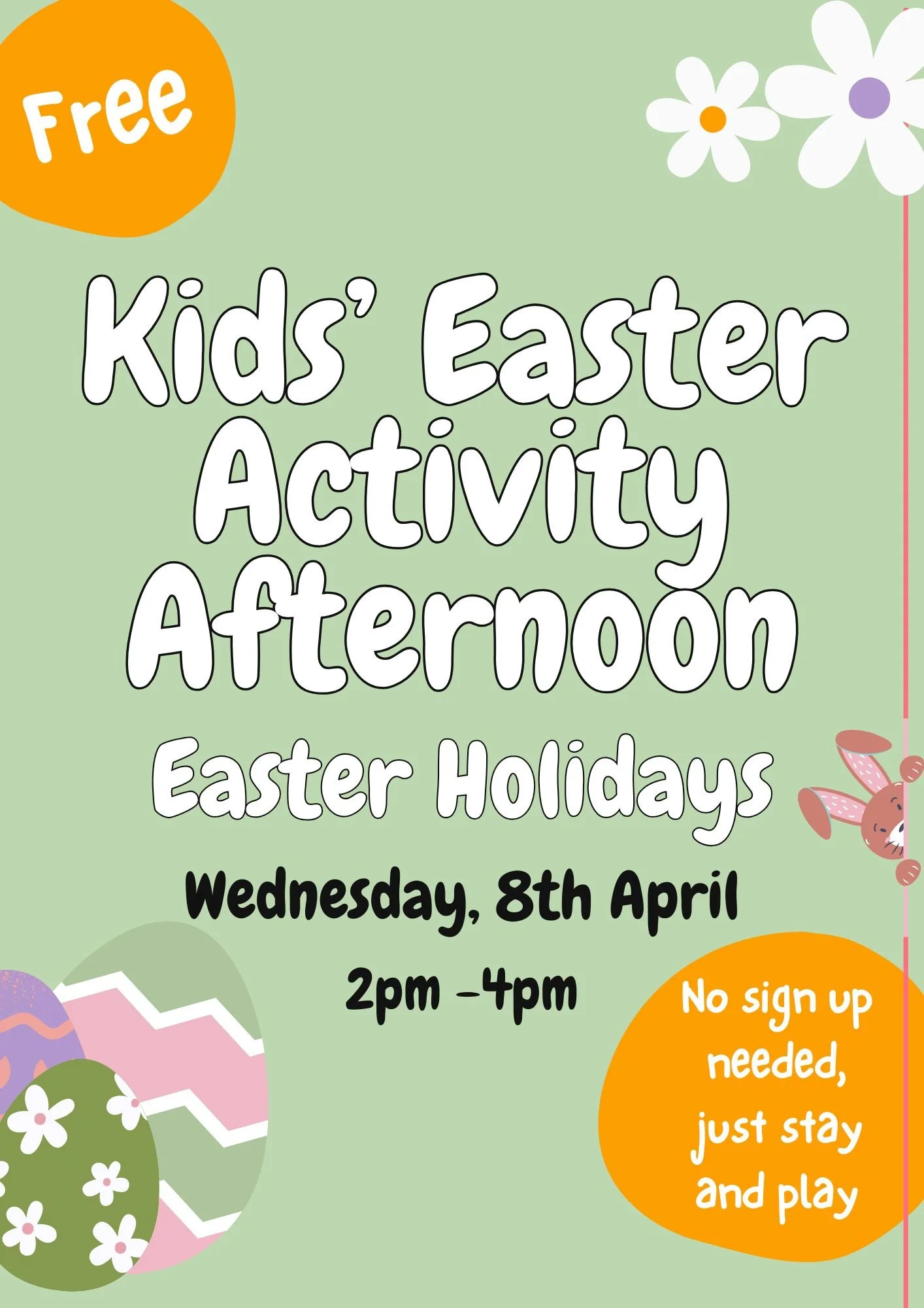 Come and get stuck in with a whole raft of Easter crafts, games and fun with us! 