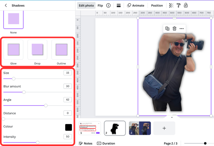 Add an Outline to an Image and Text in Canva — Better Content Creators ...