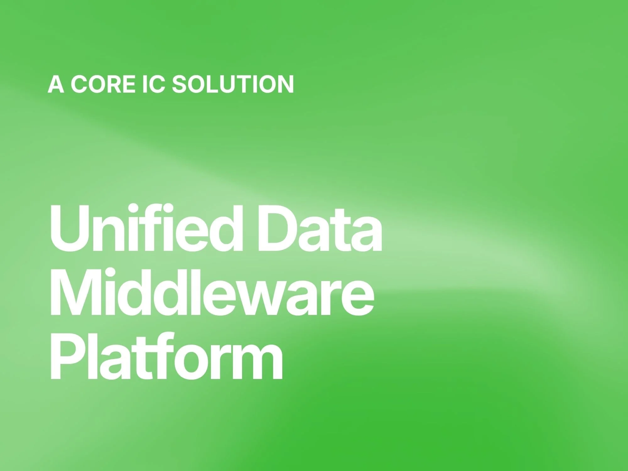 Middleware Beta Version: Advancing Unified Data Management 