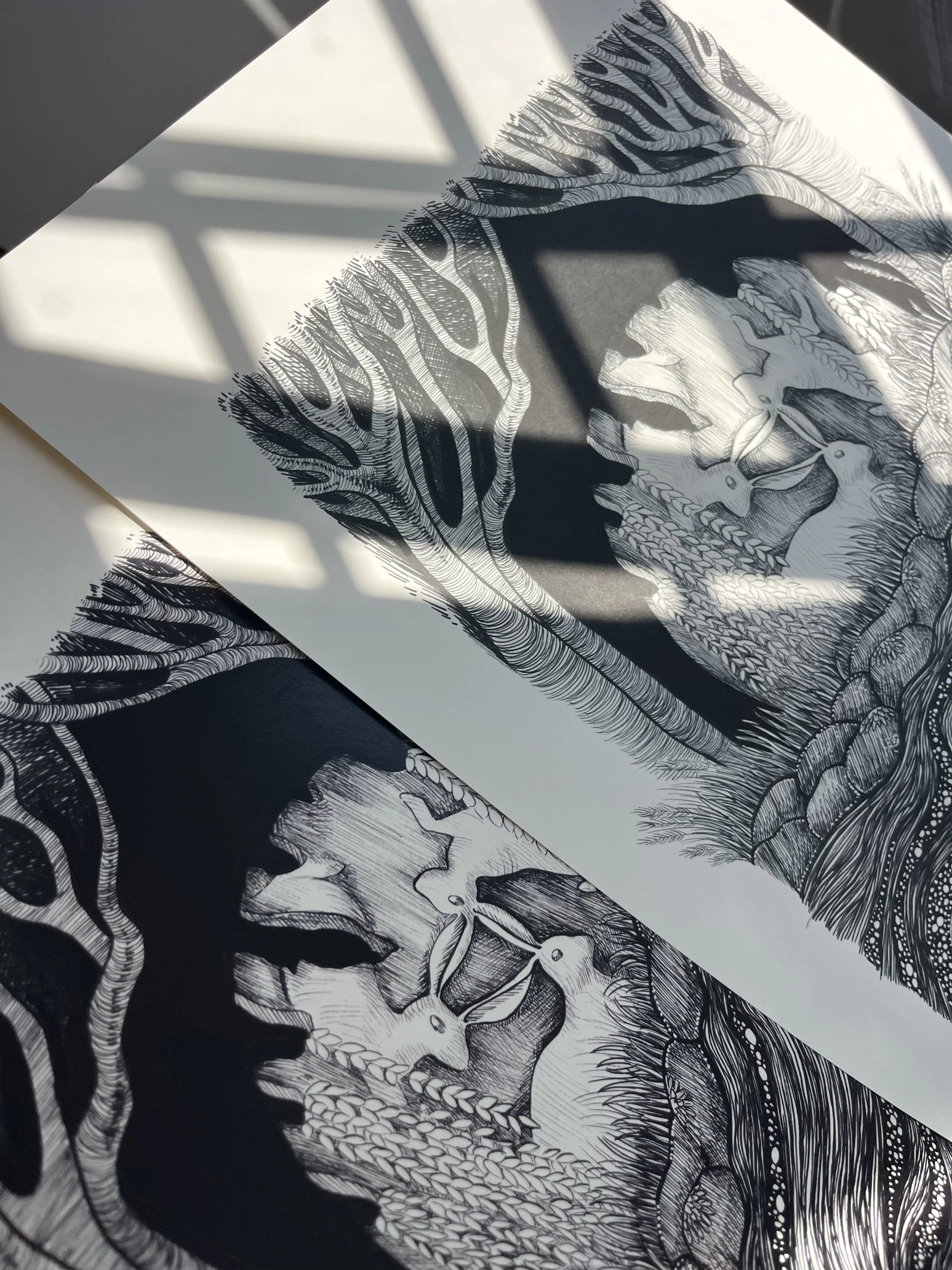 Trirabbits print