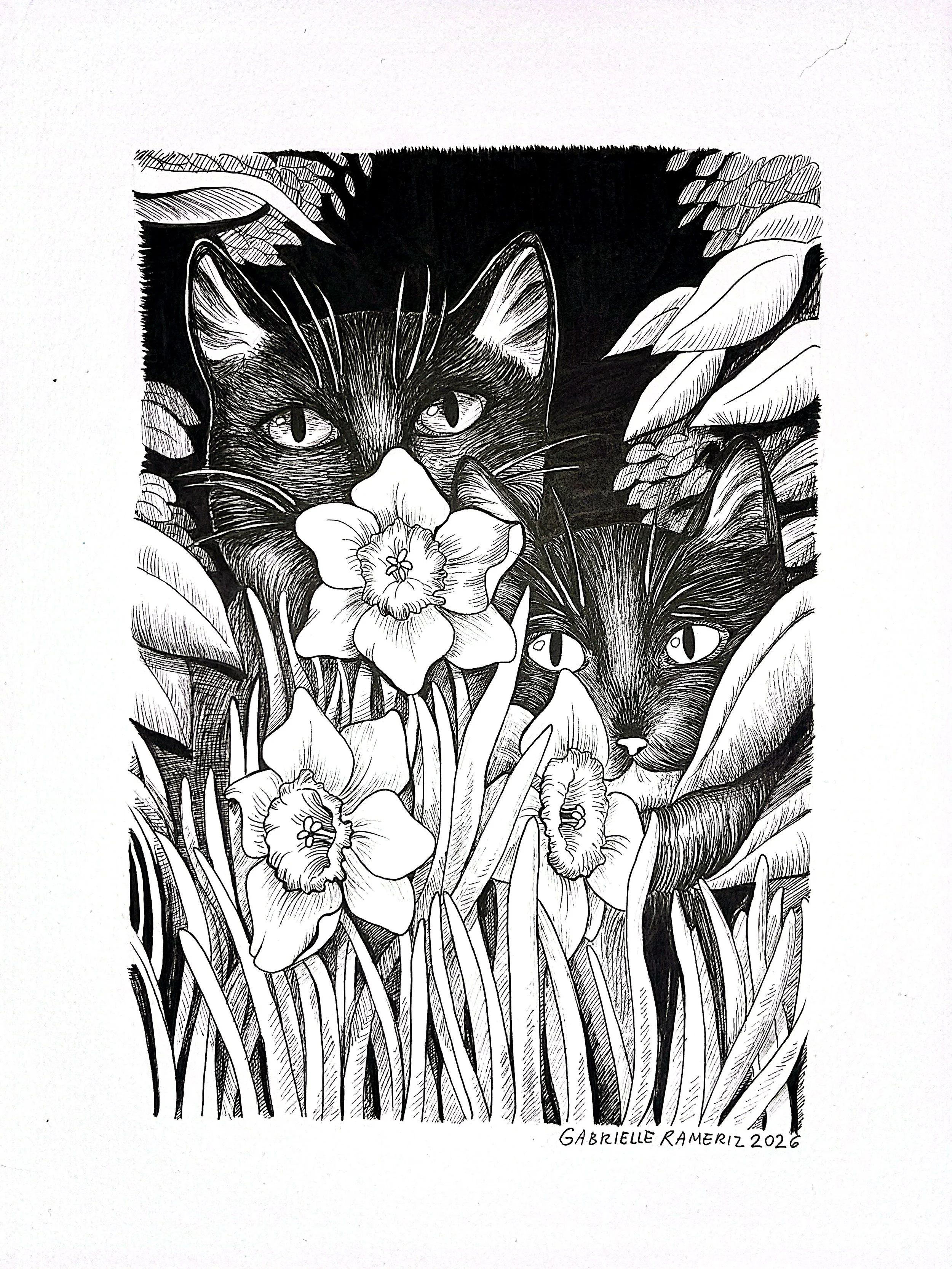 Two Friends print