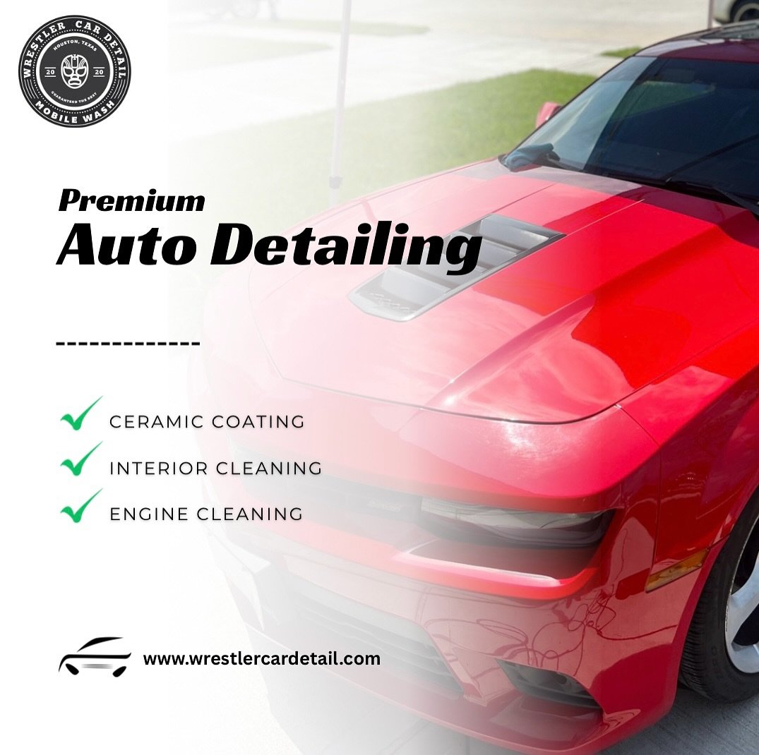 💥 Premium Auto Detailing that hits harder than a championship match! 💪✨ Get that ceramic coating, interior cleaning, and engine cleaning for a flawless finish. 🏆

🚗 Ready to make your ride shine? Book now at www.wrestlercardetail.com!

#Wrestling