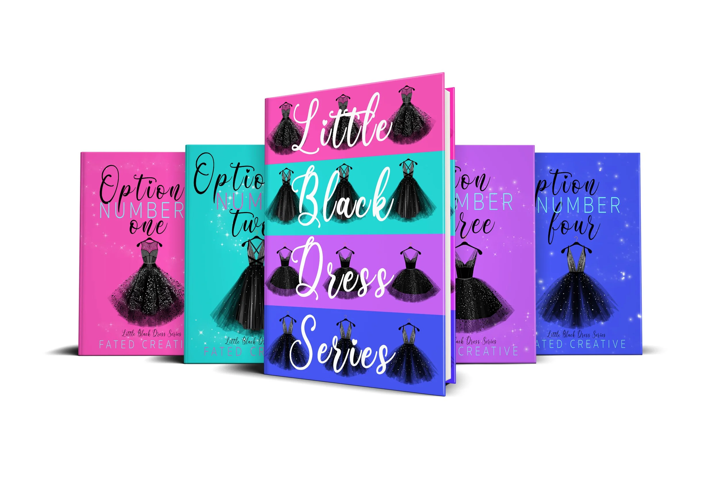Little Black Dress Series (4 covers)  Fated Creative