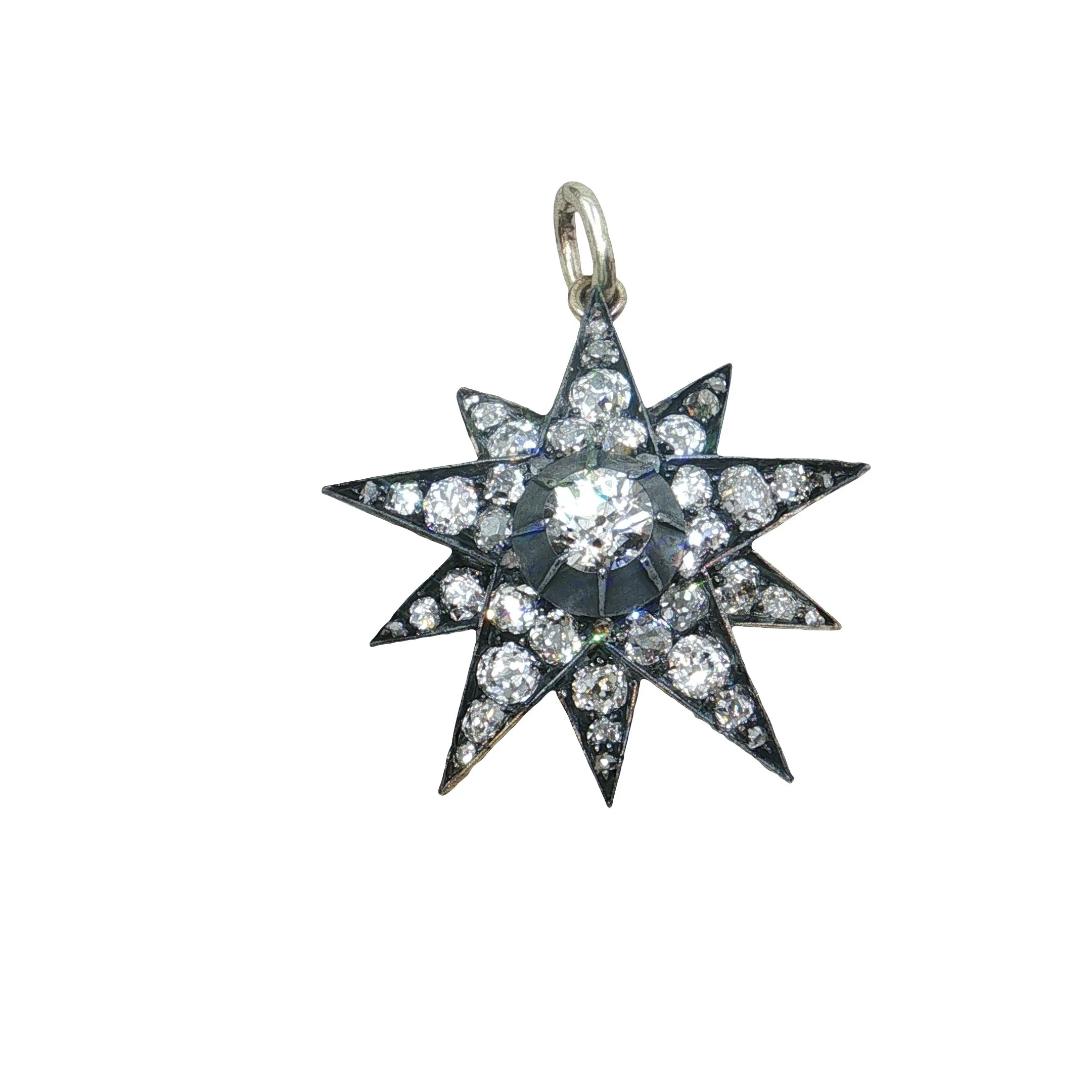 Late 19th-century Diamond Star Pendant