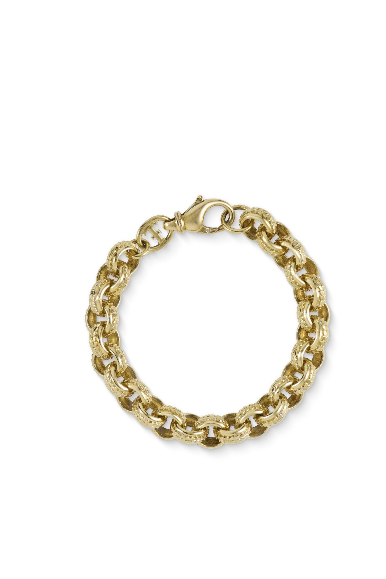 18ct Textured Gold Bracelet by Theo Fennell