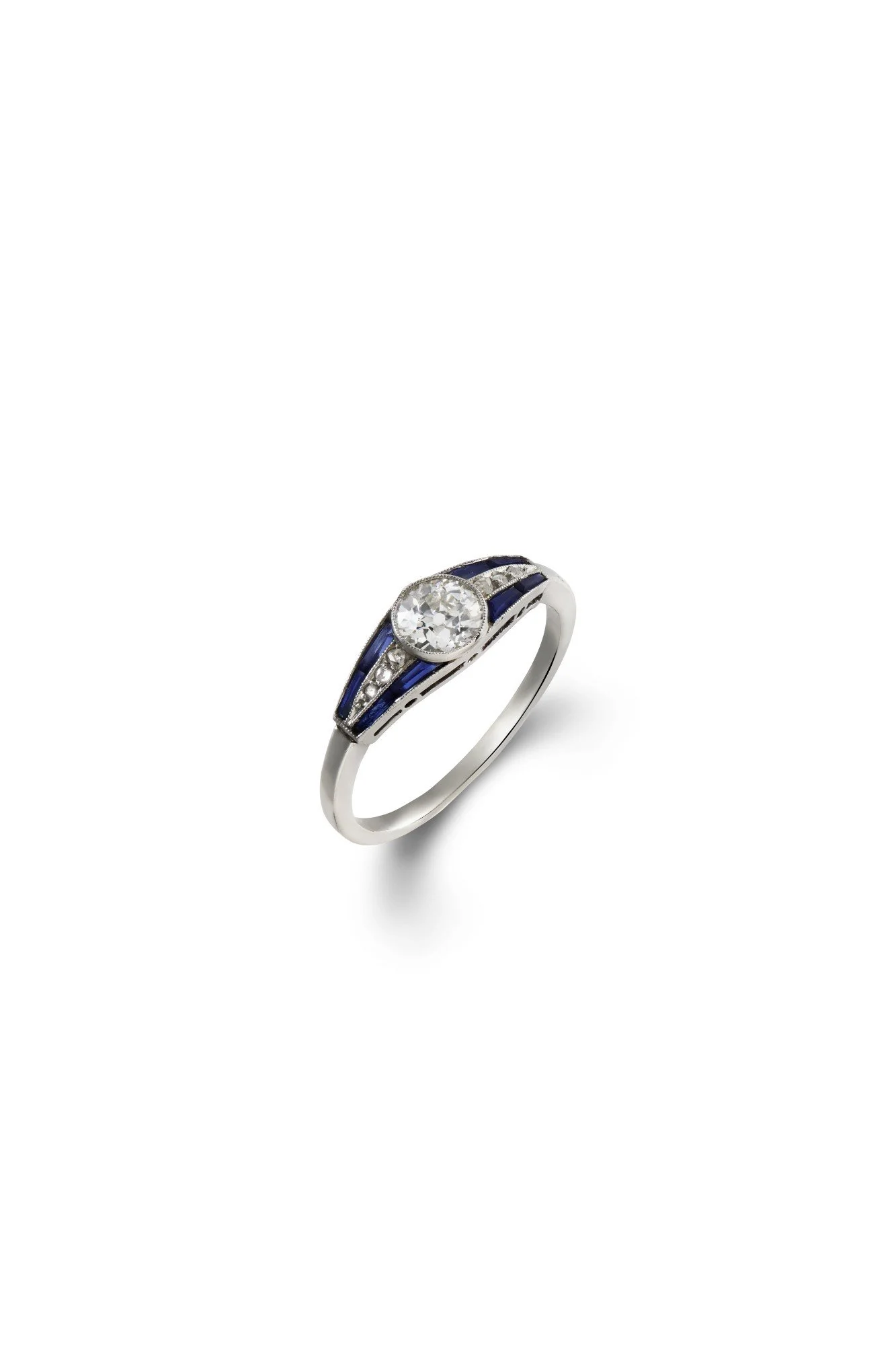 Diamond and Sapphire Ring