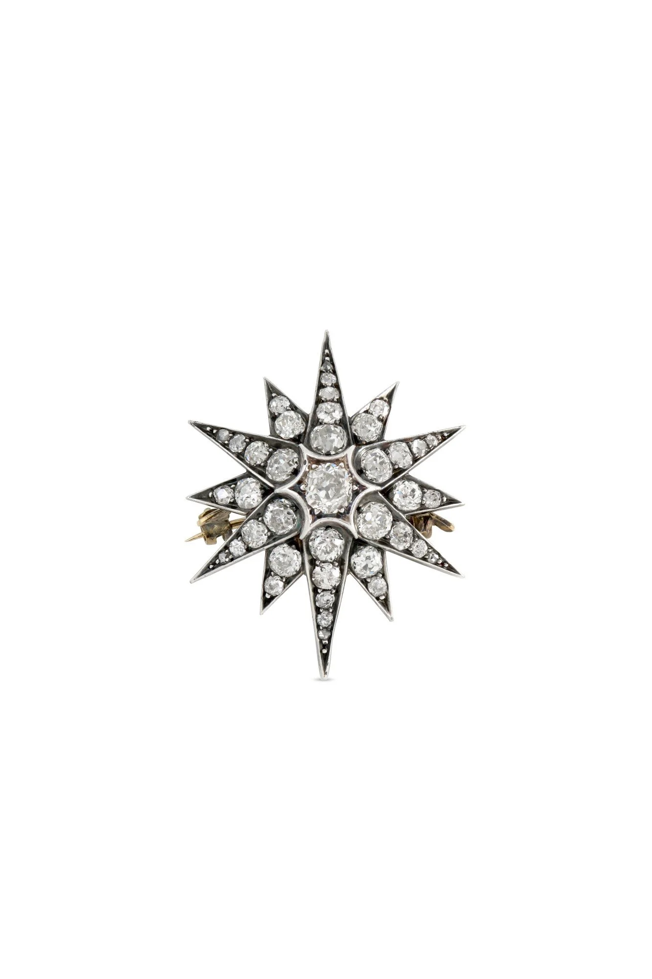 Late 19th-century Diamond Star Brooch/Pendant