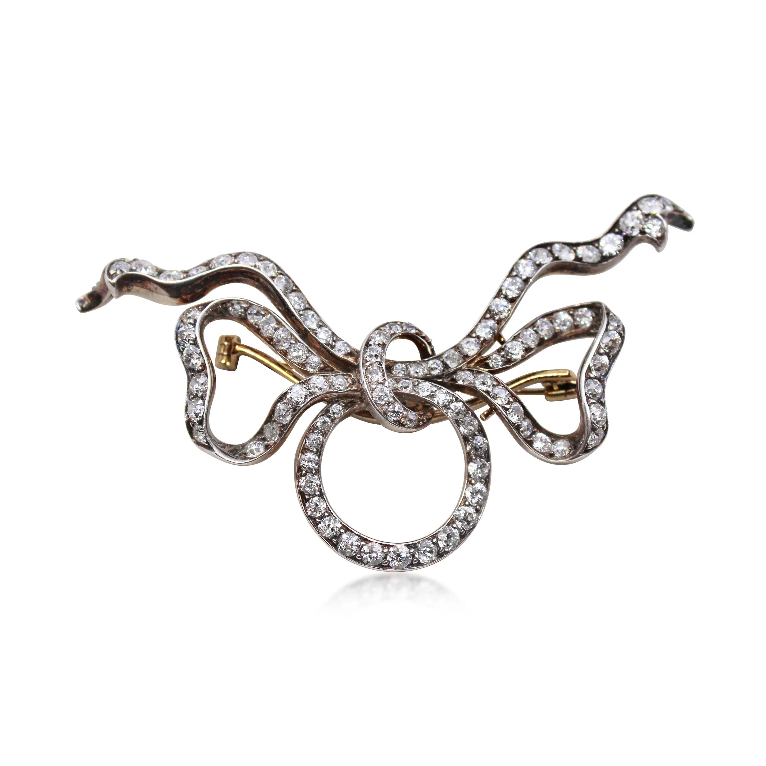 Edwardian diamond brooch