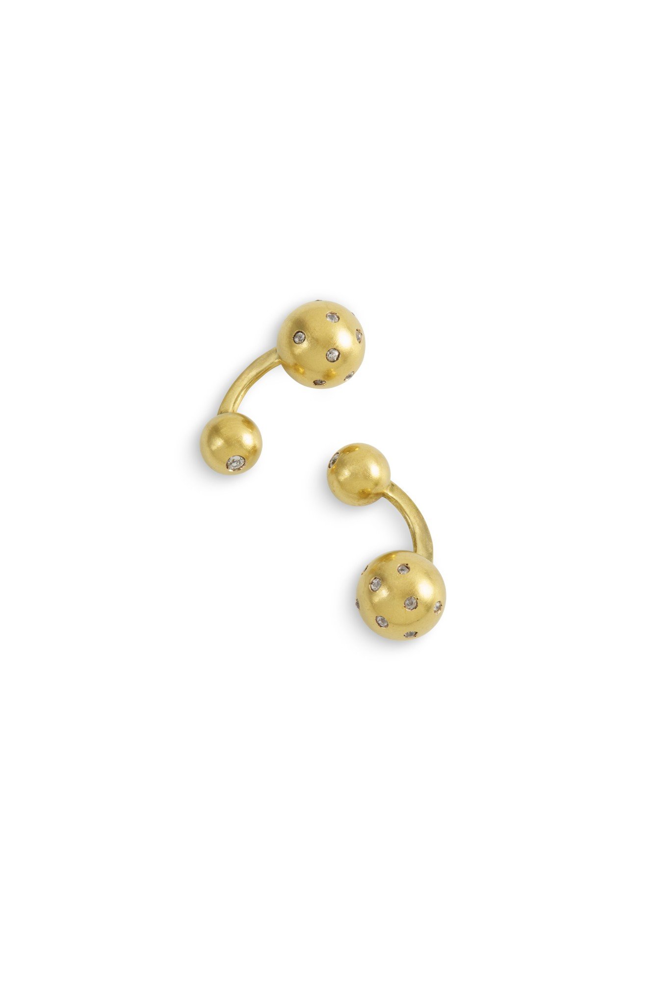 Pair of Antique 18ct Gold and Diamond Cufflinks