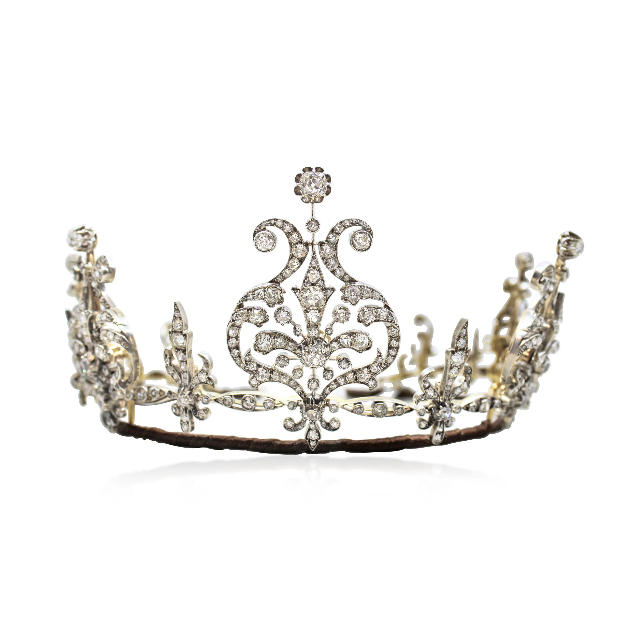 Tiara Square Late 19th-Century Diamond Tiara/Necklace — Humphrey Butler