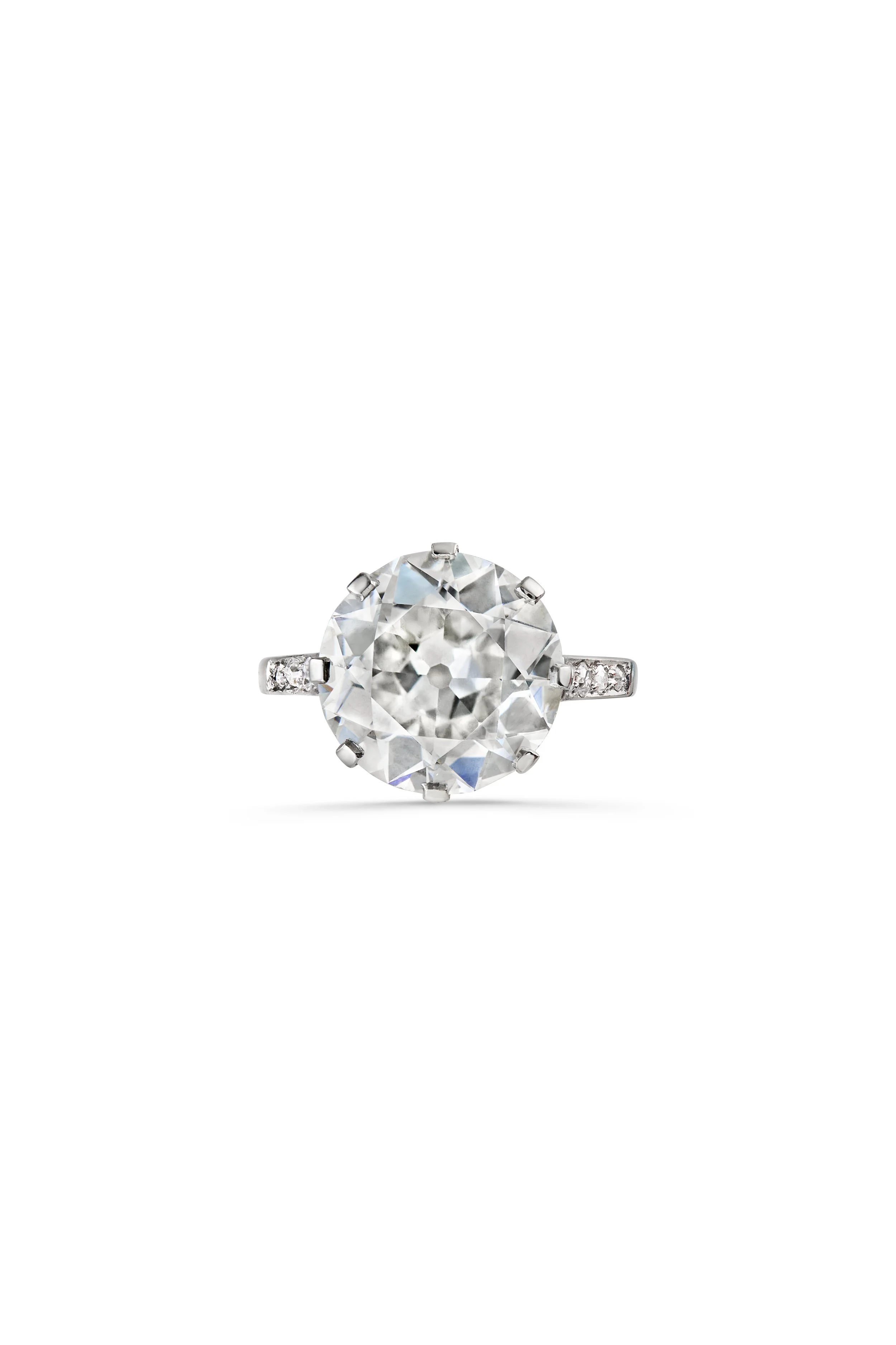 Edwardian Diamond Single-Stone Ring