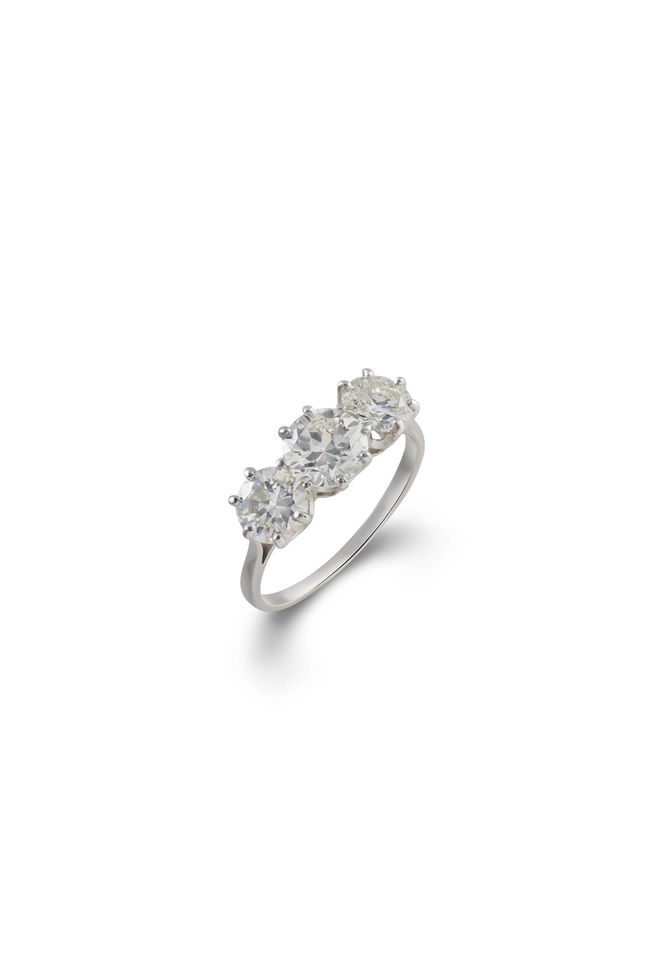 Diamond Three-stone Ring