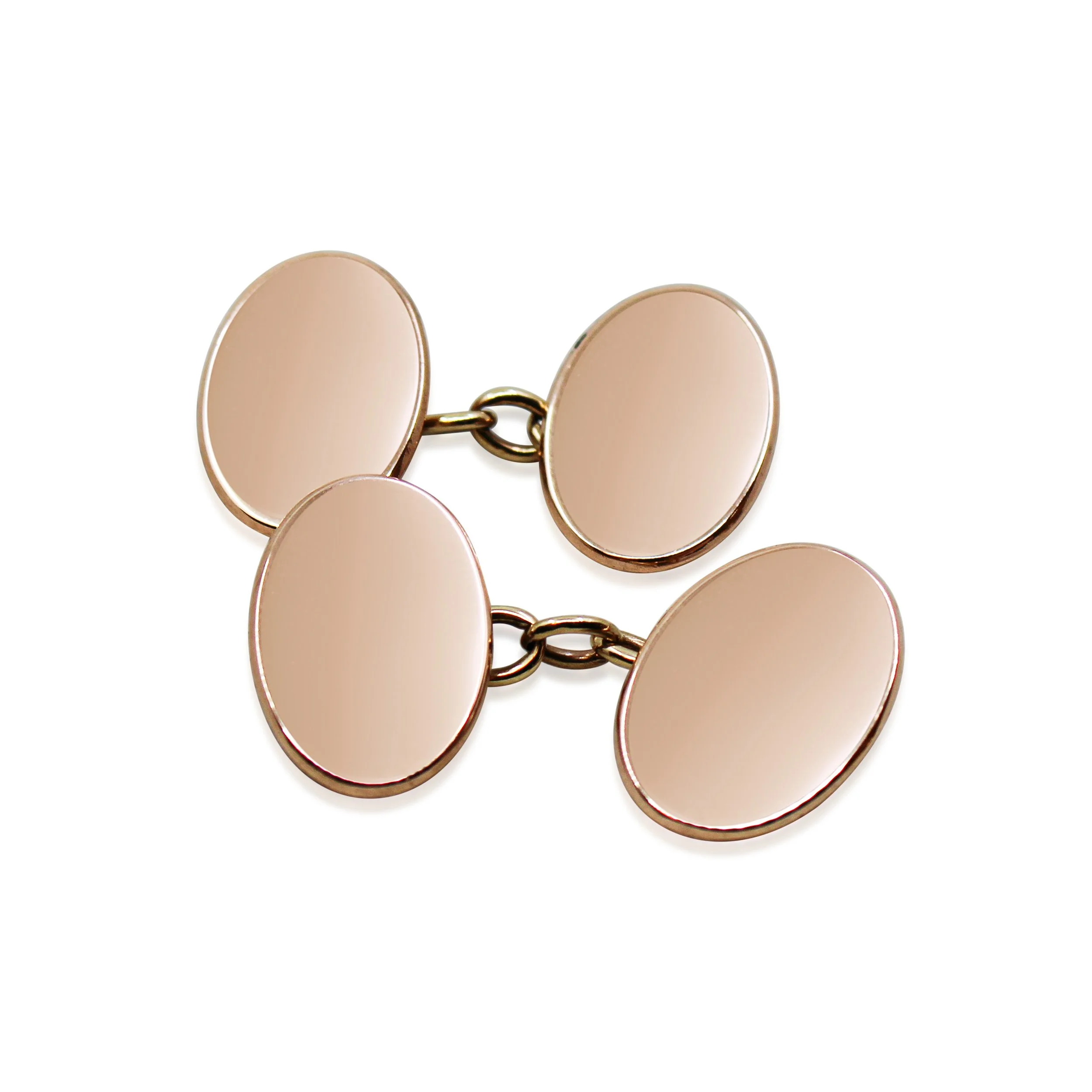 Pair of Antique 9ct Rose Gold Cufflinks