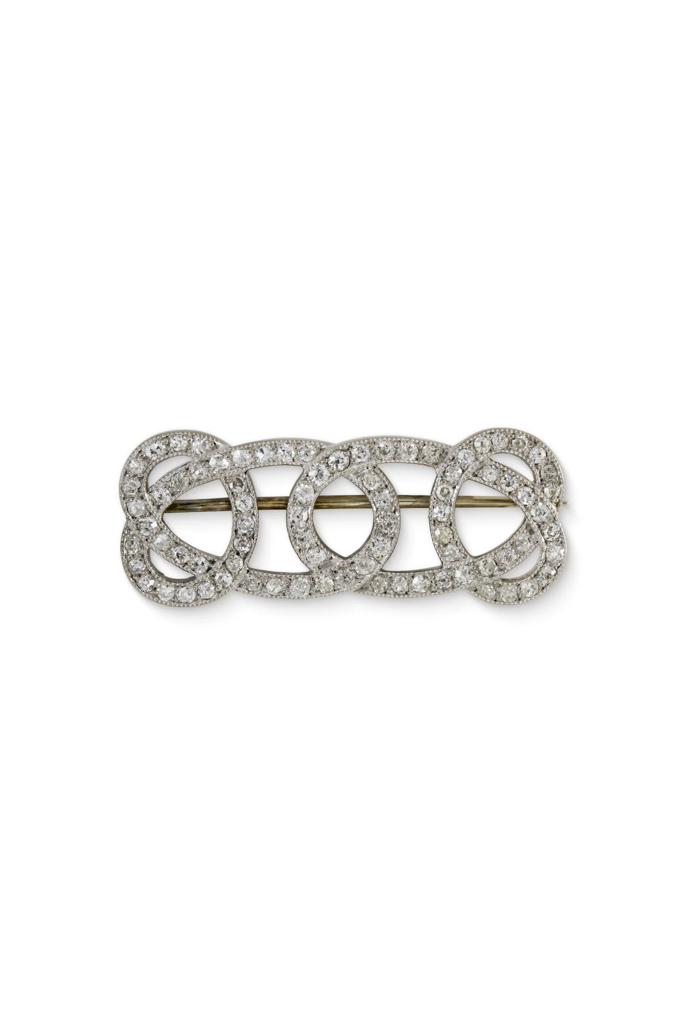 Edwardian Diamond Panel Brooch