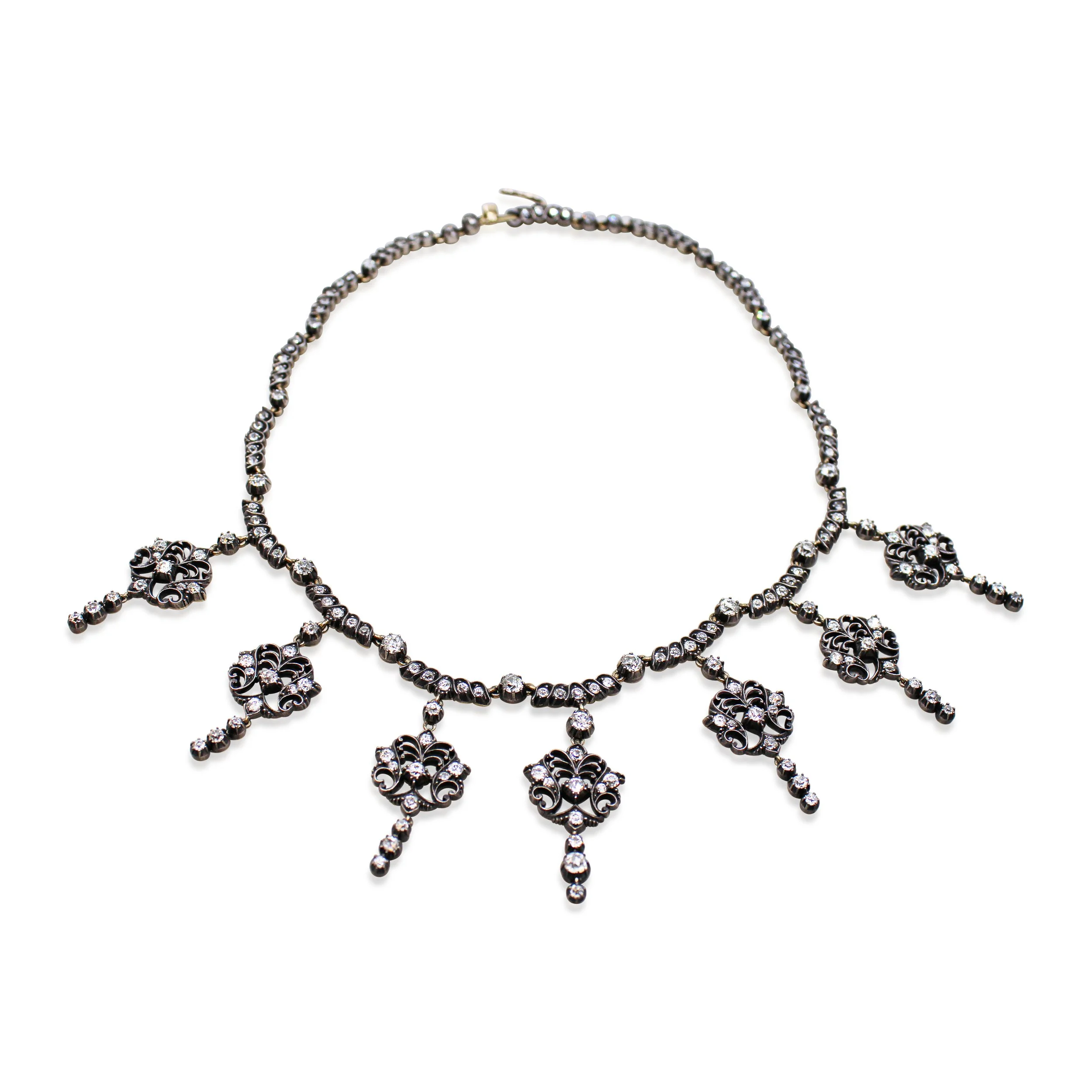 19th Century Diamond Necklace by Giuliano