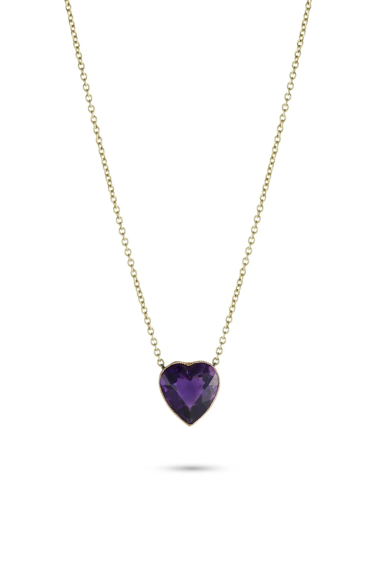 Amethyst Single-Stone Pendant