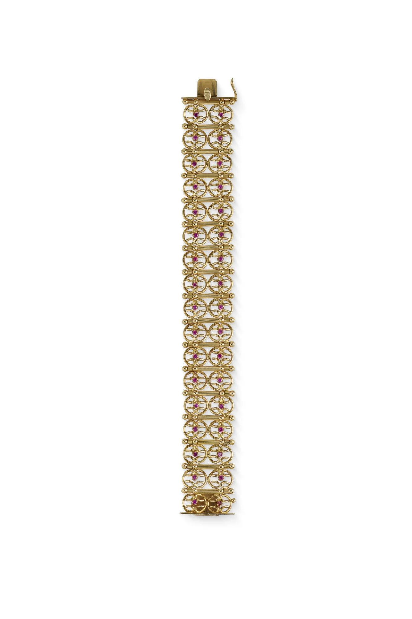 18ct Gold and Ruby Bracelet