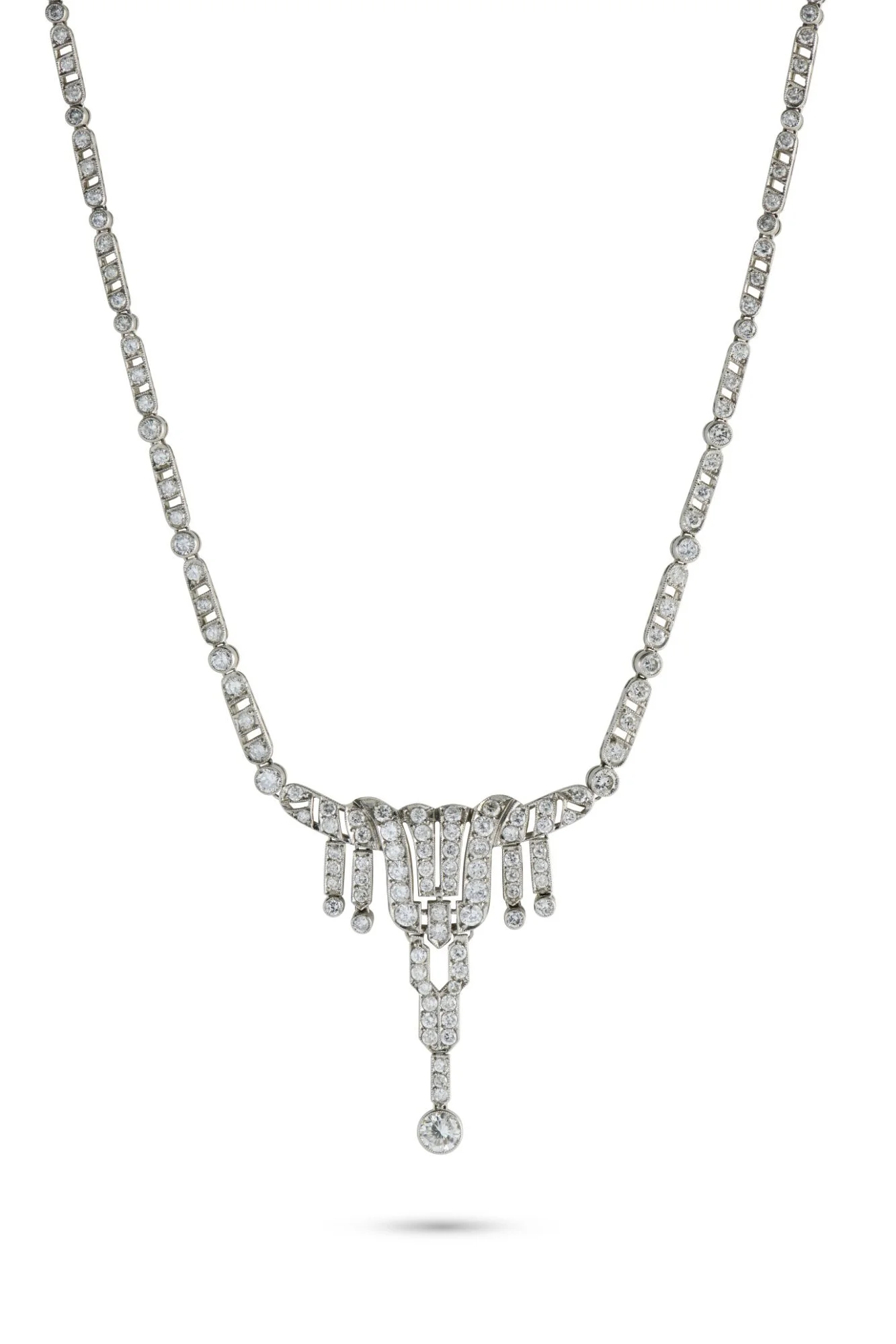 Diamond Fringe Necklace