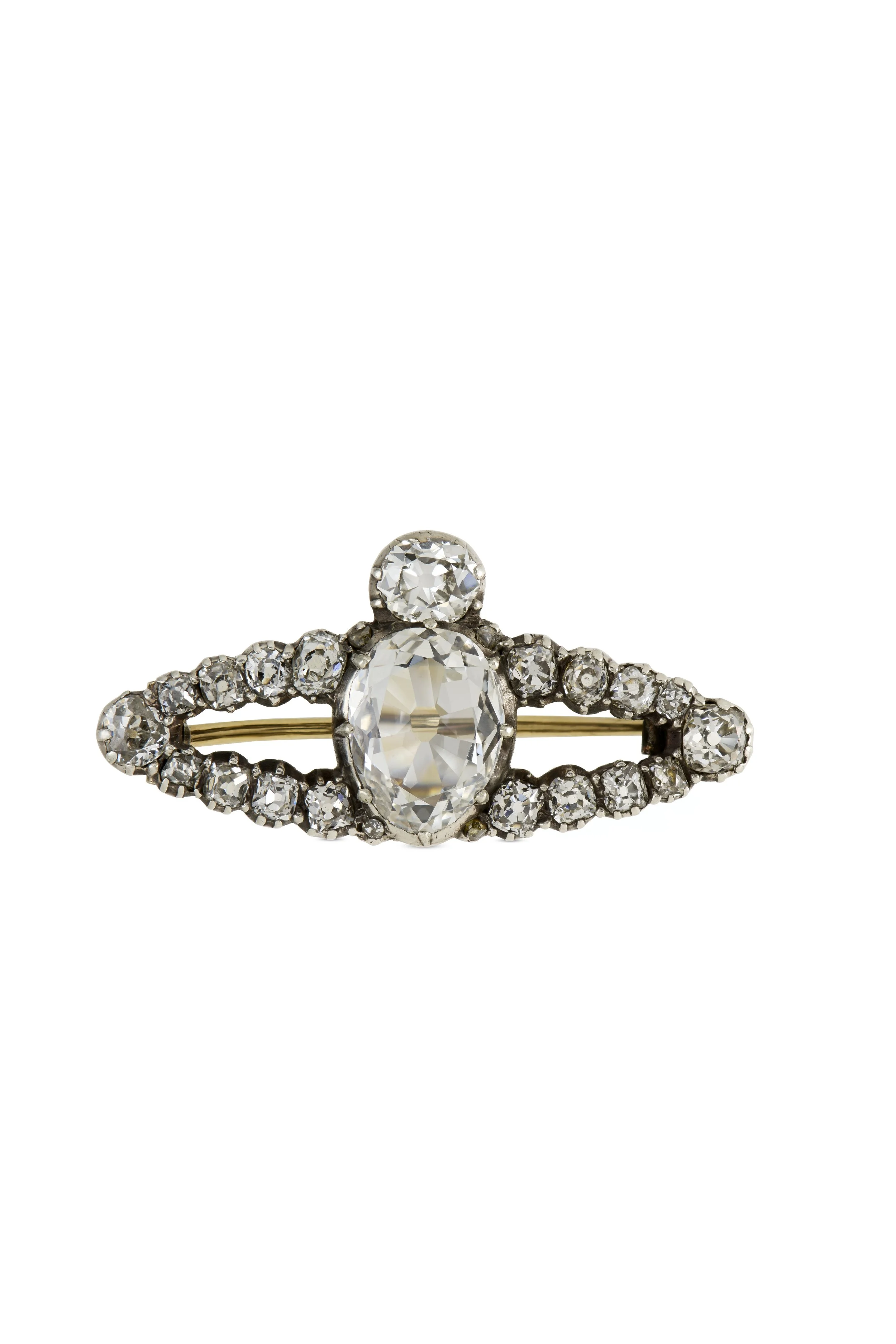 Late 19th Century Diamond Brooch