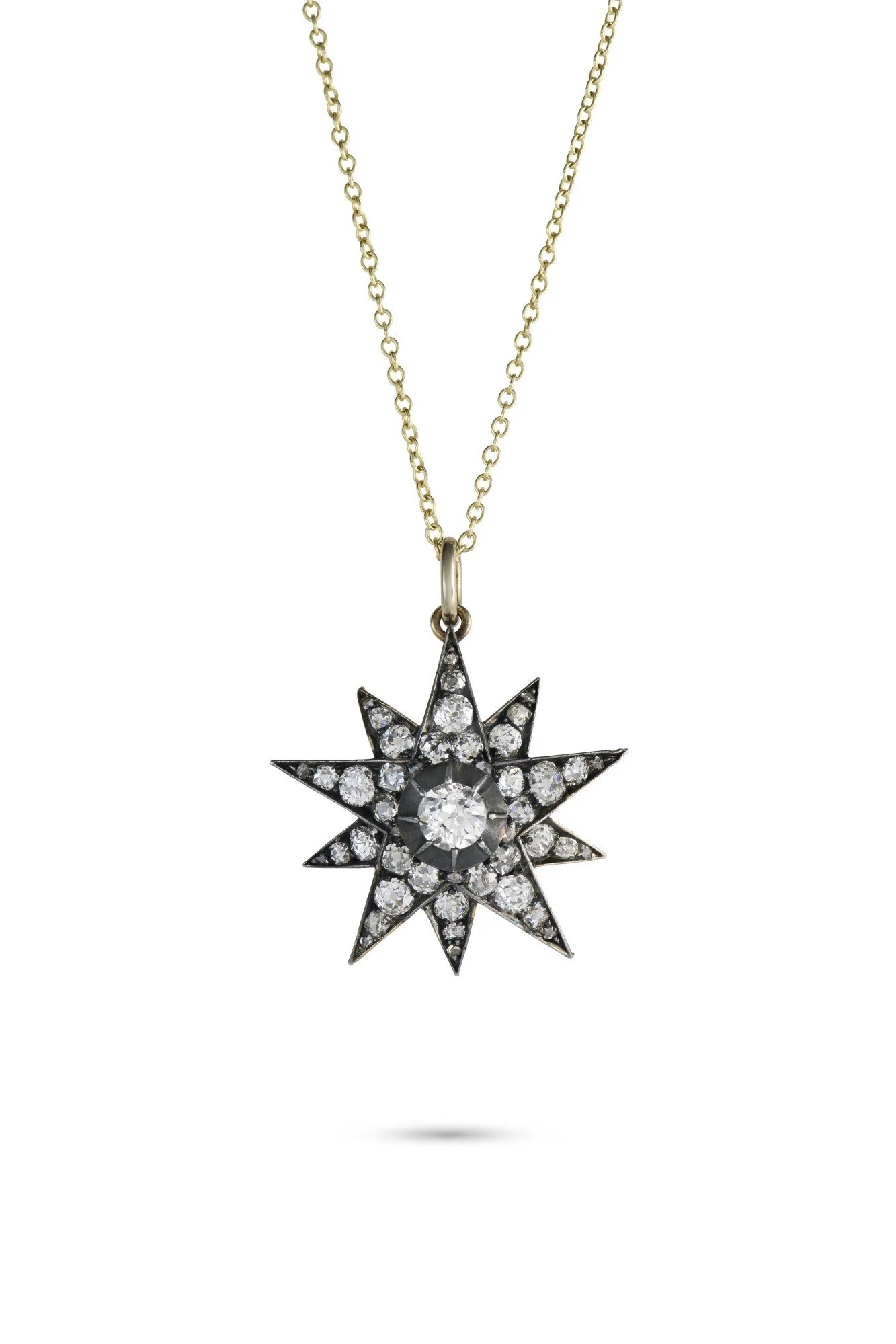 Late 19th-century Diamond Star Pendant