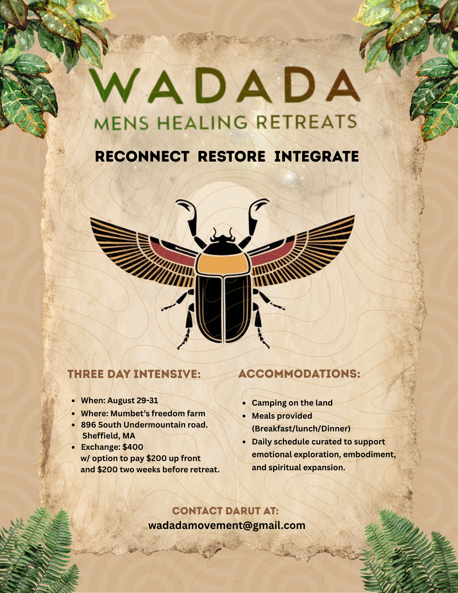 Wadada Men's Healing Retreat