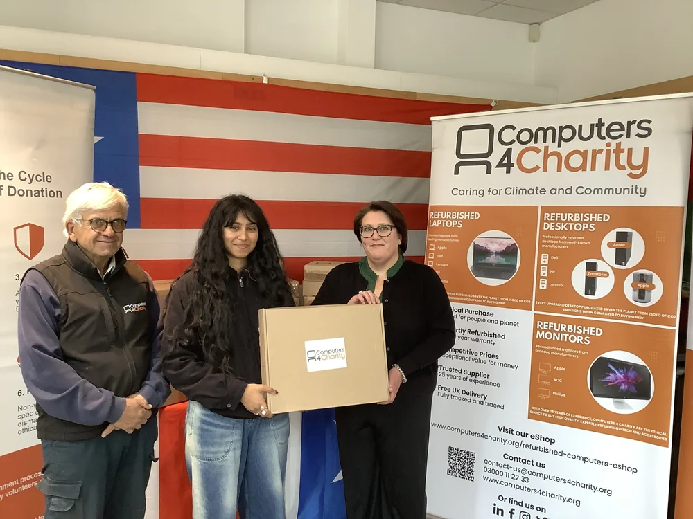 Together as One Received FREE Laptop from Computers 4 Charity