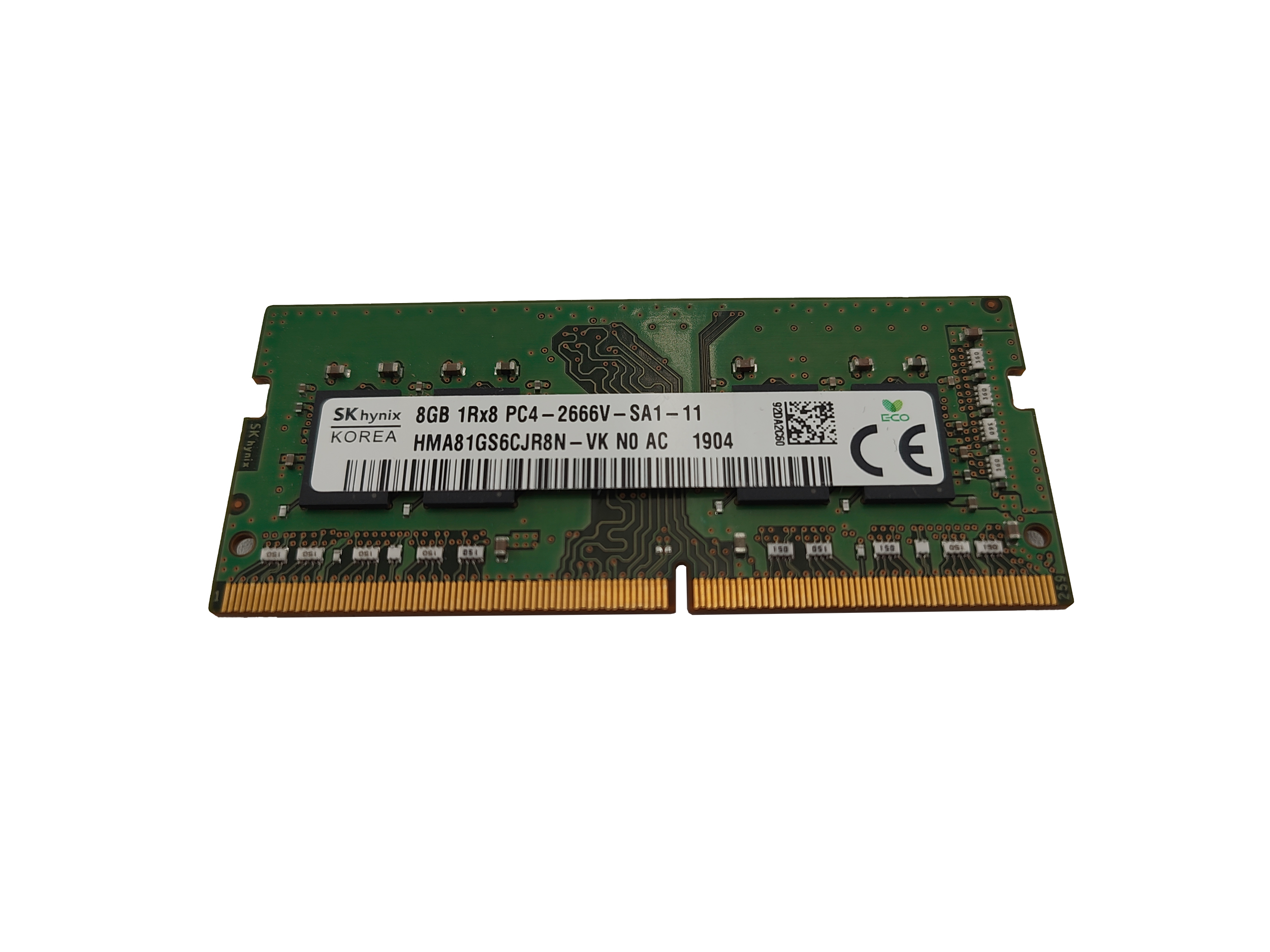 8 GB DDR4 SO-DIMM RAM - Laptop Memory - 2133 MHz CL15 / 2400 MHz CL17 / 2666 MHz CL19 / 3200 MHz CL22