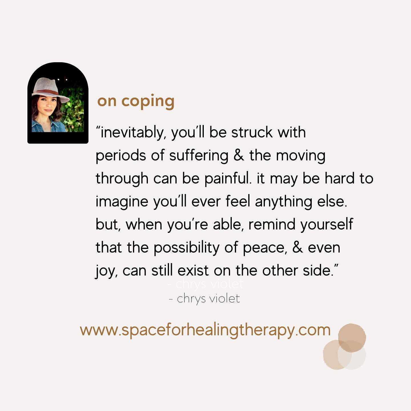 being able to hold on to some idea of hope that things can change&hellip;that&rsquo;s where the healing starts - 
🌿🌾
what do you do to stay hopeful?
🖤
if you needed to hear this today, or things like it, check out my website www.spaceforhealingthe
