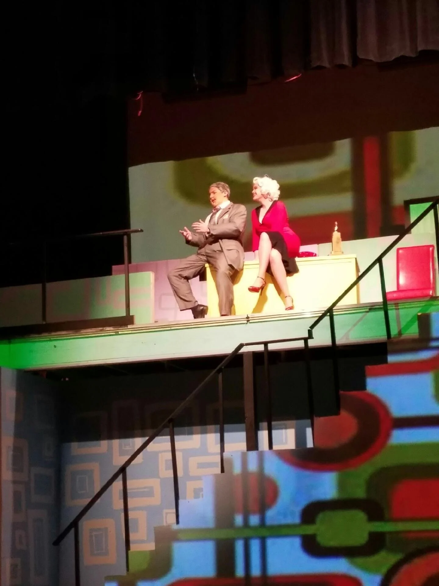 Erica Harkins is a DFW actor playing Hedy La Rue in How to Succeed in Business. 
