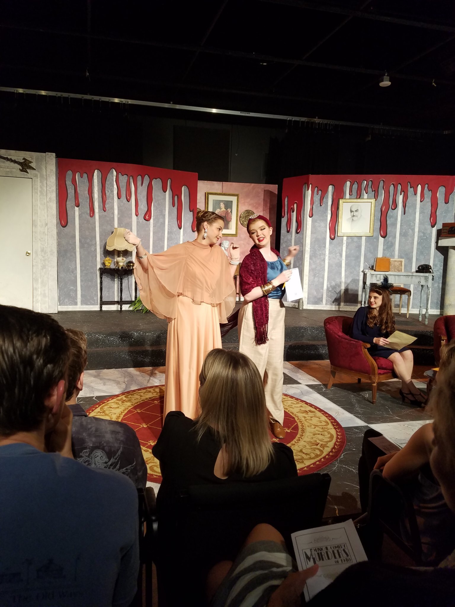 Erica Harkins is a DFW actor playing Bernice Roth in Musical Comedy Murders of the 1940s.