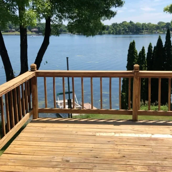 So fresh and so clean (clean). This deck had a red product that took a while to get off but the result looked so good. 🤩 #pressurewashing #deckstaining #decksofinstagram #summer2021 #grillingseason