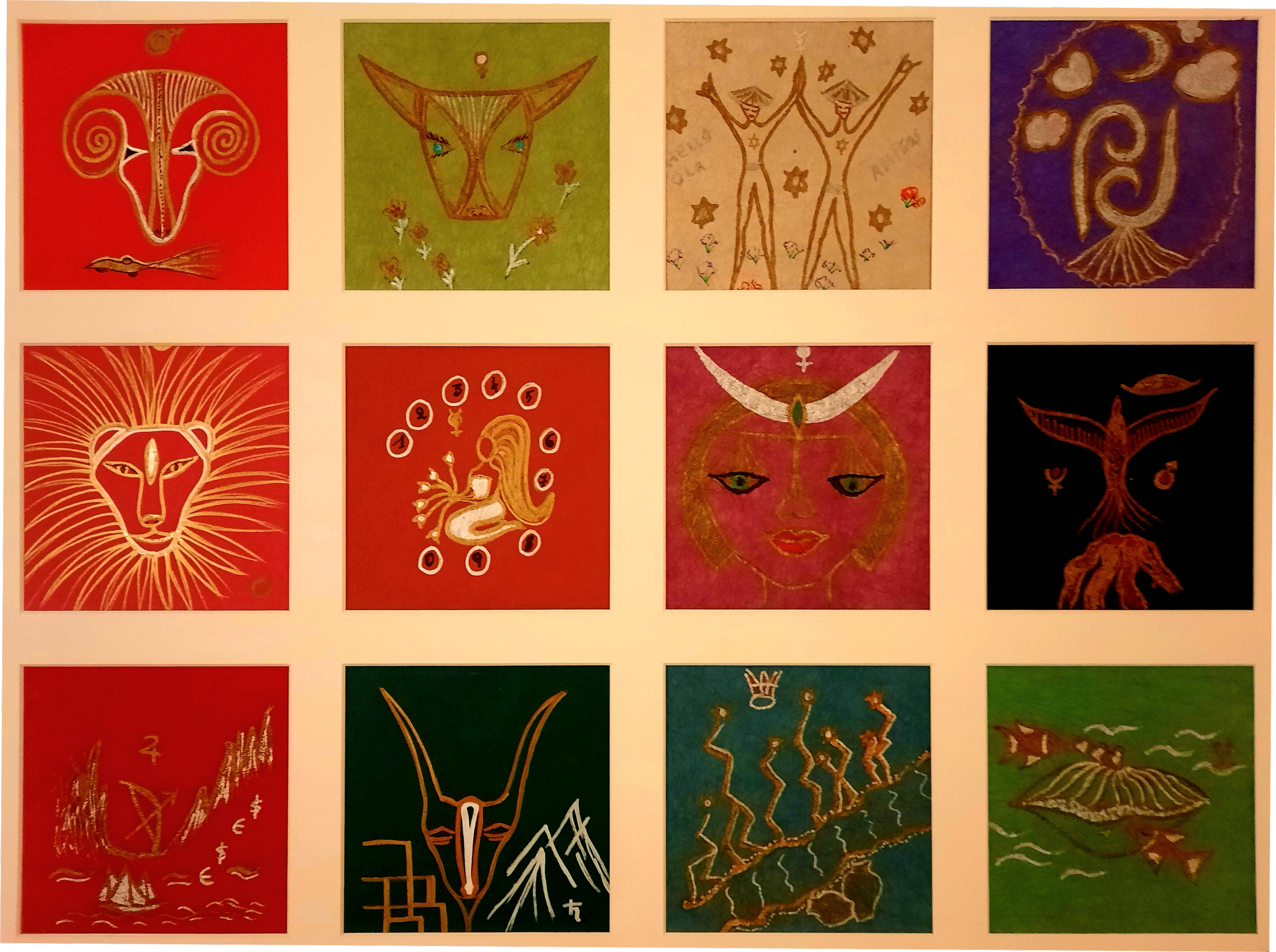 Signes astrologiques par Catherine Dutilleul