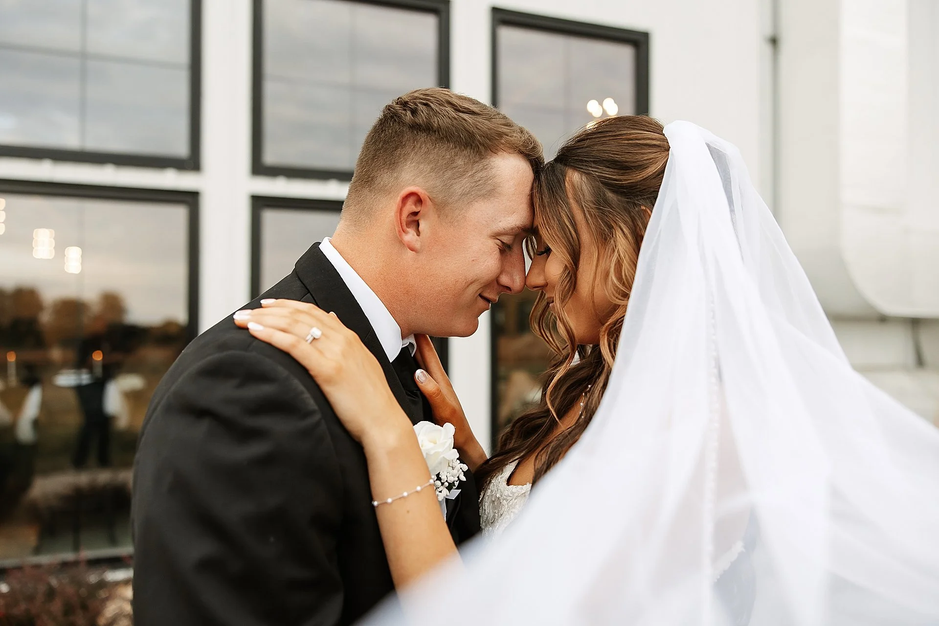Romantic Black + White Wedding at the Hidden Acre | Clayton + Mariah