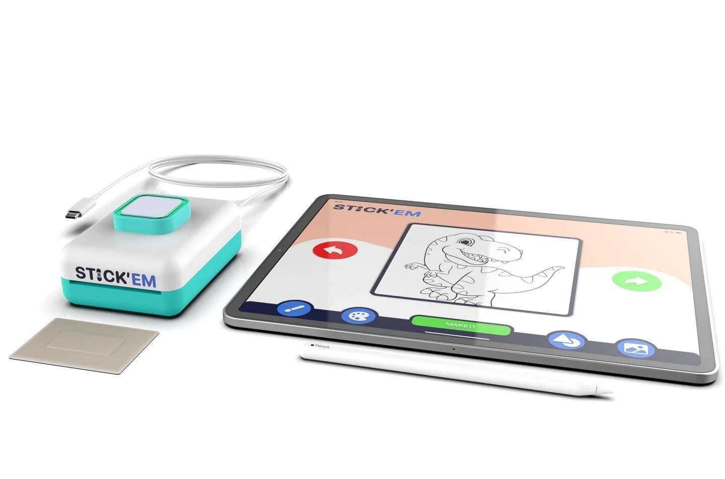 Stick&rsquo;Em: re-work

STICK&rsquo;EM  is a child oriented app and product system, intended to relieve the fear of receiving hypodermic injections. 

Using a simple distraction and positive reinforcement eases the pain of hypodermic needle injectio