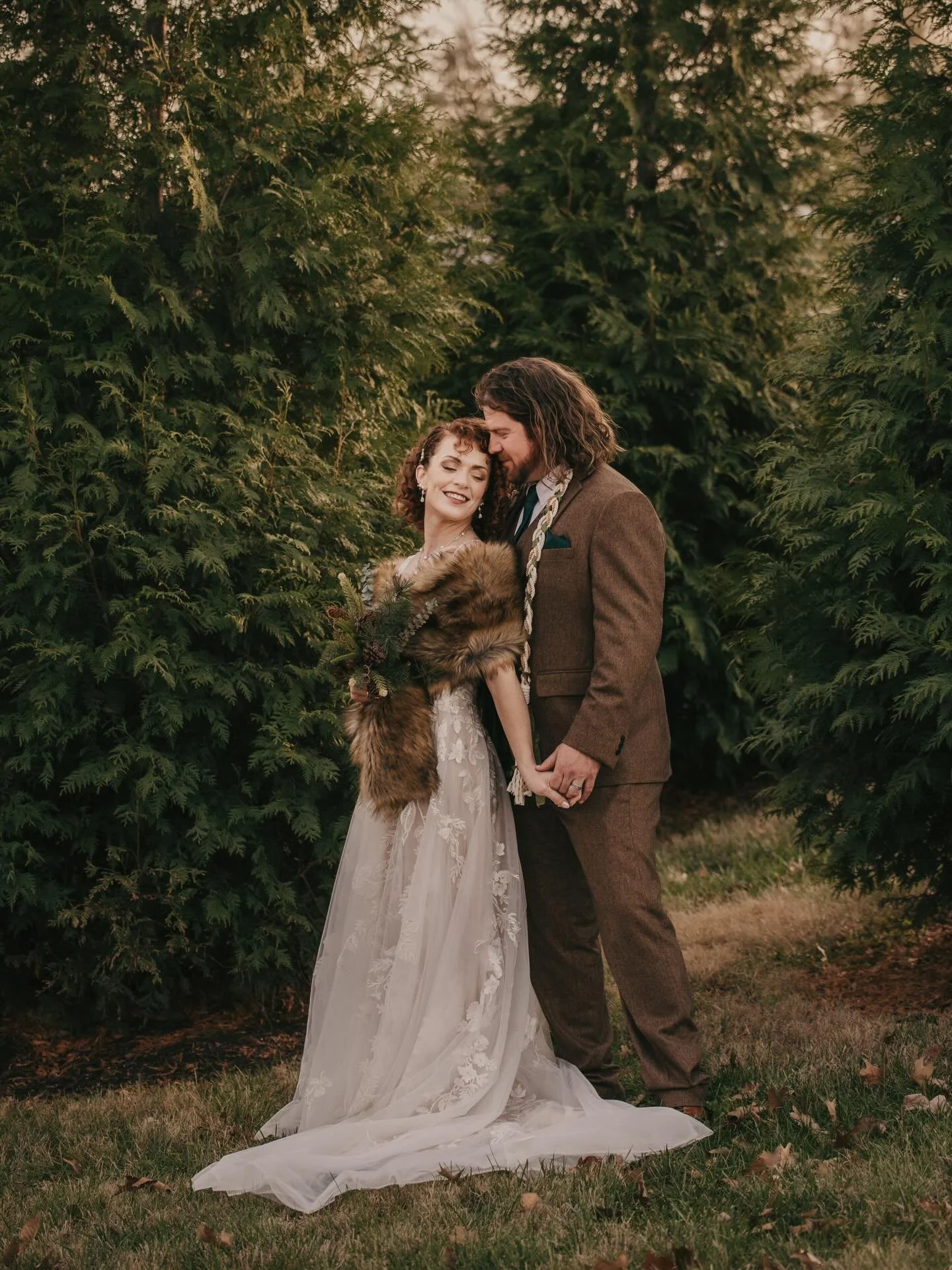The sweetest Celtic wedding for these two.