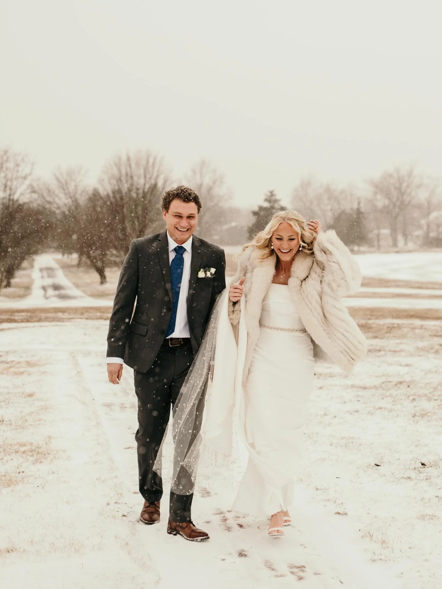 The most beautiful snow day wedding! What a way to kick off 2026! 💍❄️ congratulations to the Luekes! @abby_lueke