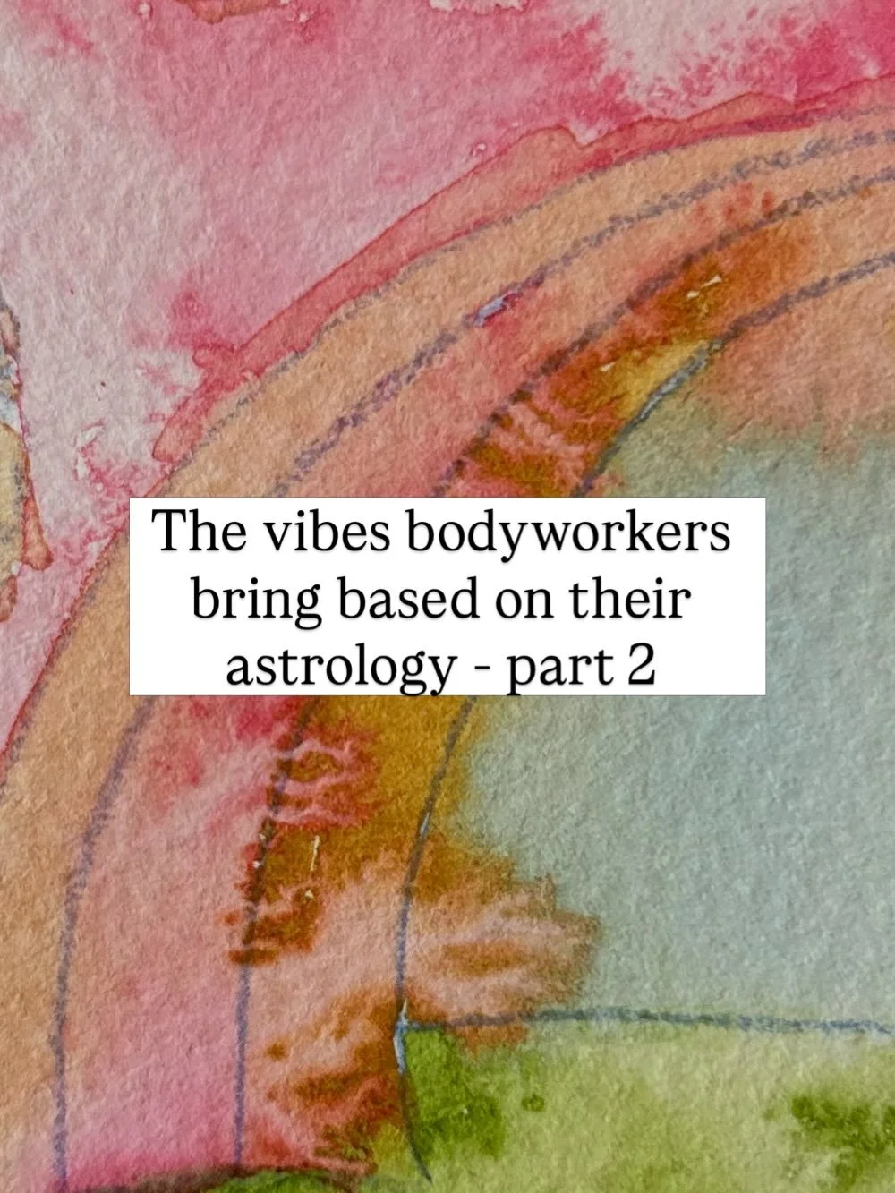 Part 2 💚

Did you find yourself in the mix, fellow bodyworker?

Did it resonate?