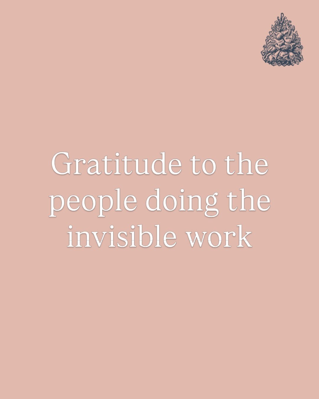 Quiet and mundane work doesn&rsquo;t feel big or important with each task.

Teaching someone a skill, making yet another pbj, connecting people to resources, analyzing data, testing soil, another load of laundry, pulling weeds, maintaining your licen