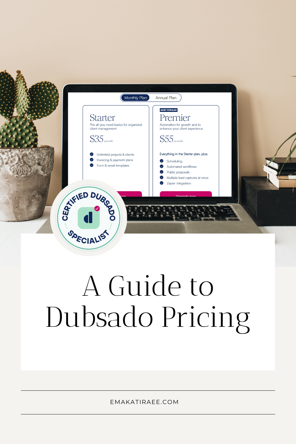 Dubsado Pricing: Starter vs Premier Plan Explained